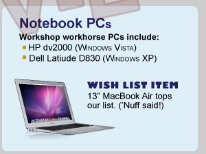 notebook PCs